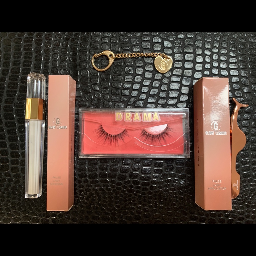 Luxury Glow Lashes 3D Faux Mink Eyelashes Set